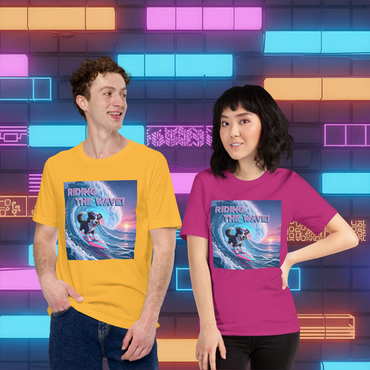 Scout- Wave Rider Collie Unisex T-Shirt