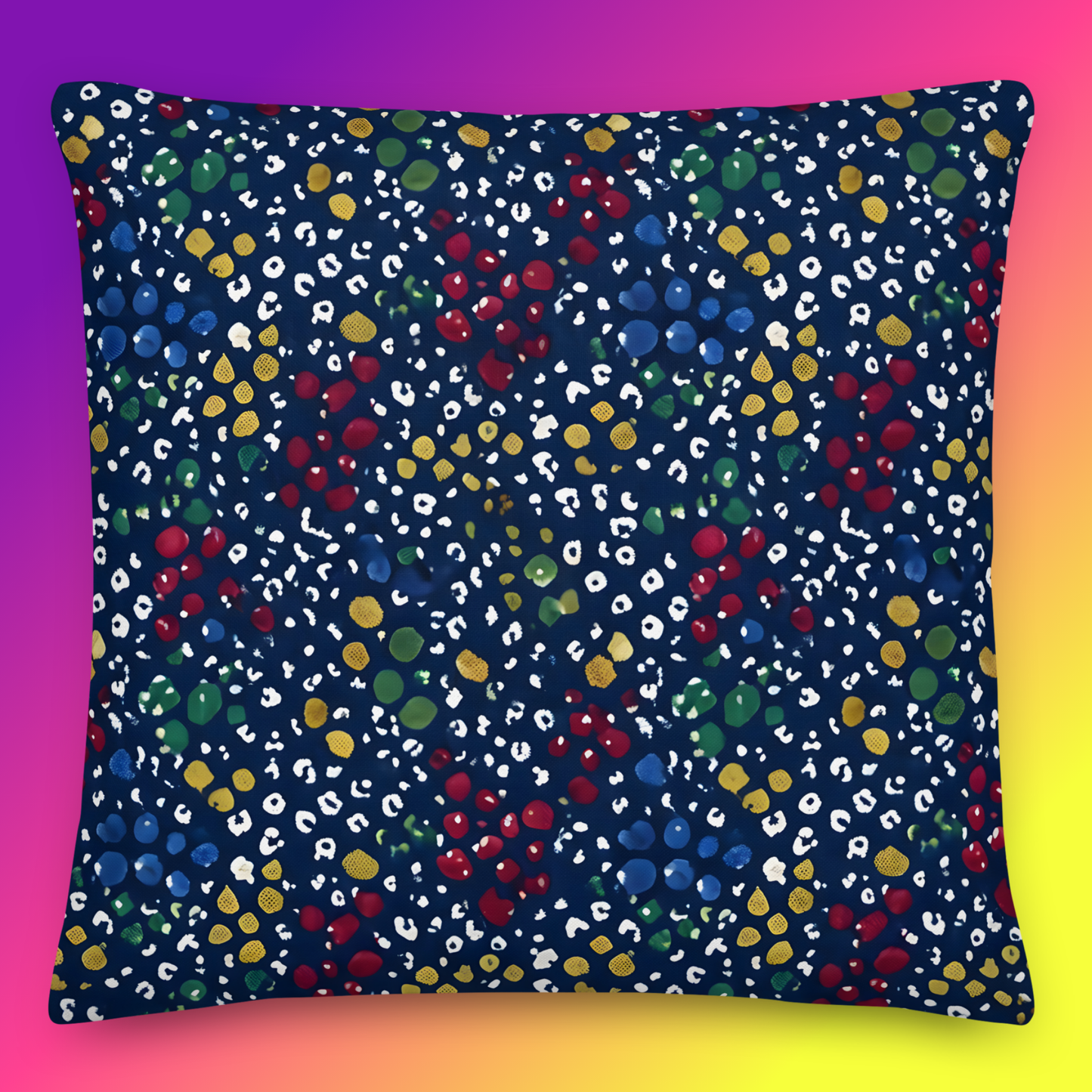 Shibori Dot Pillow