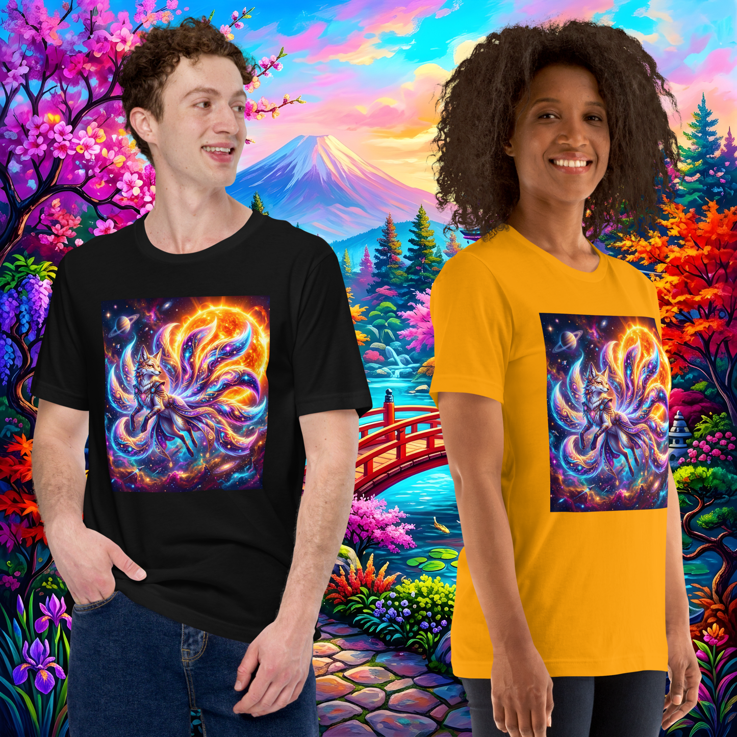 Solar Kitsune Unisex T-Shirt