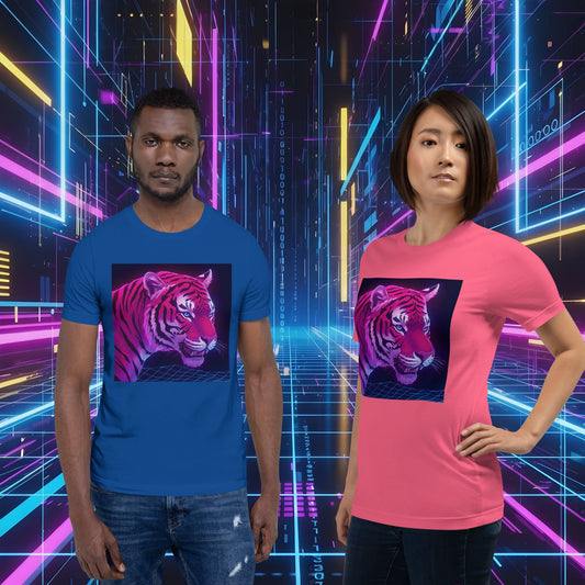 Synthwave Tiger Unisex T-Shirt