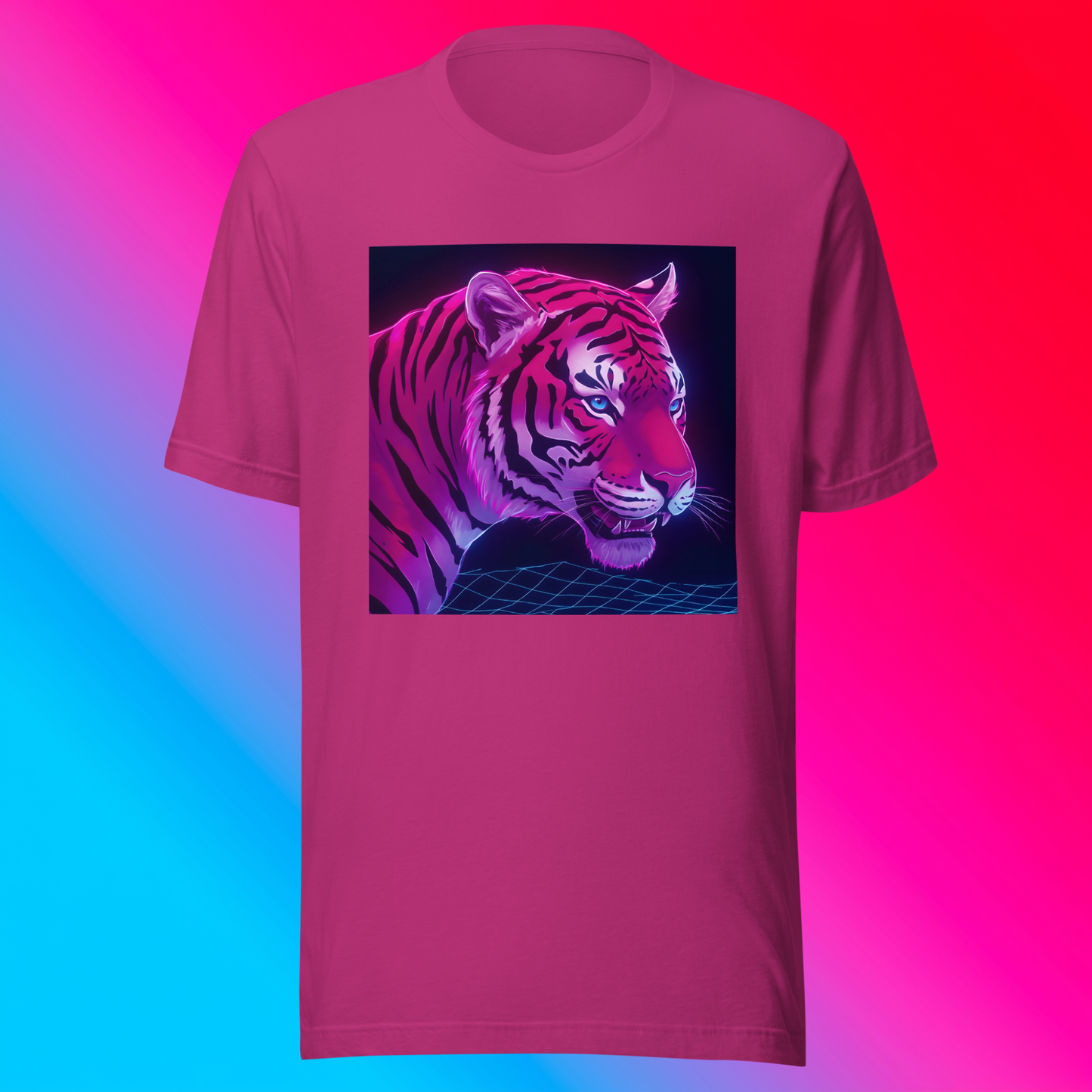 Synthwave Tiger Unisex T-Shirt