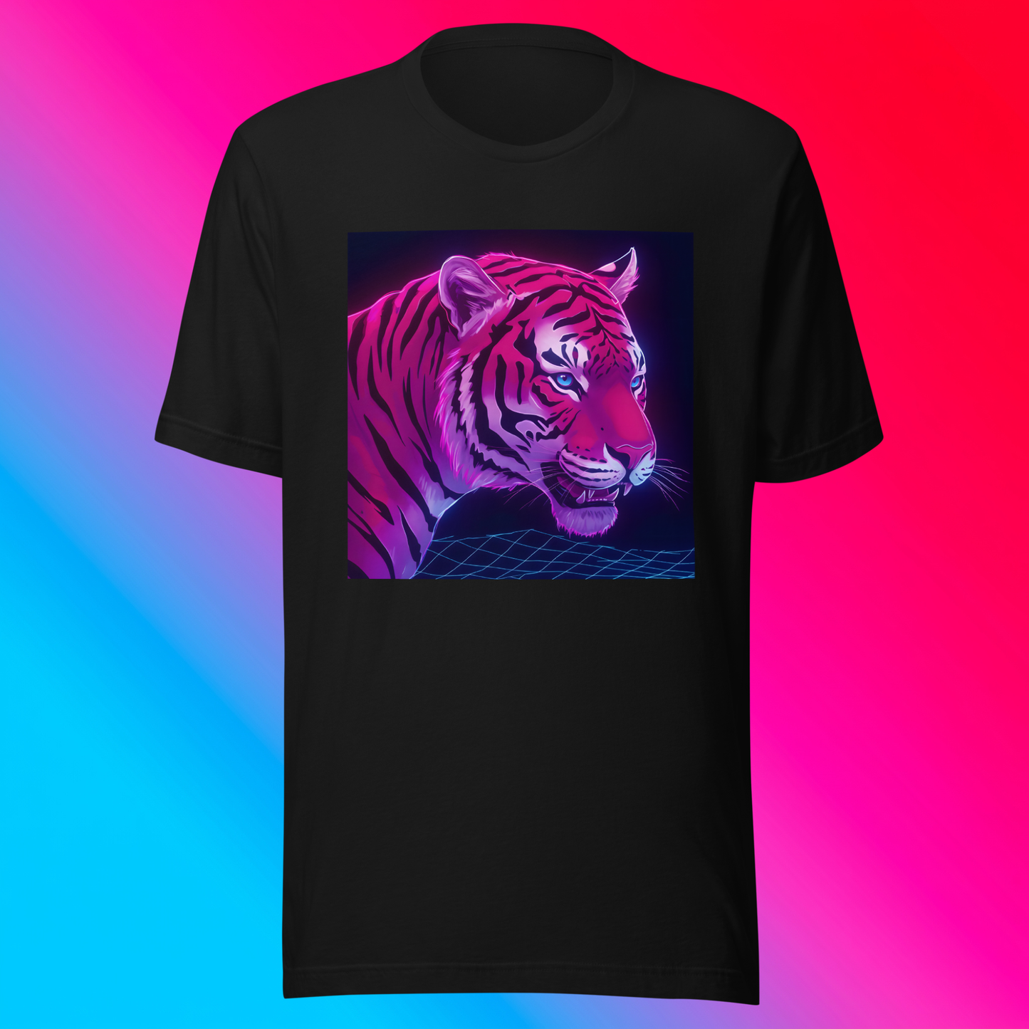 Synthwave Tiger Unisex T-Shirt