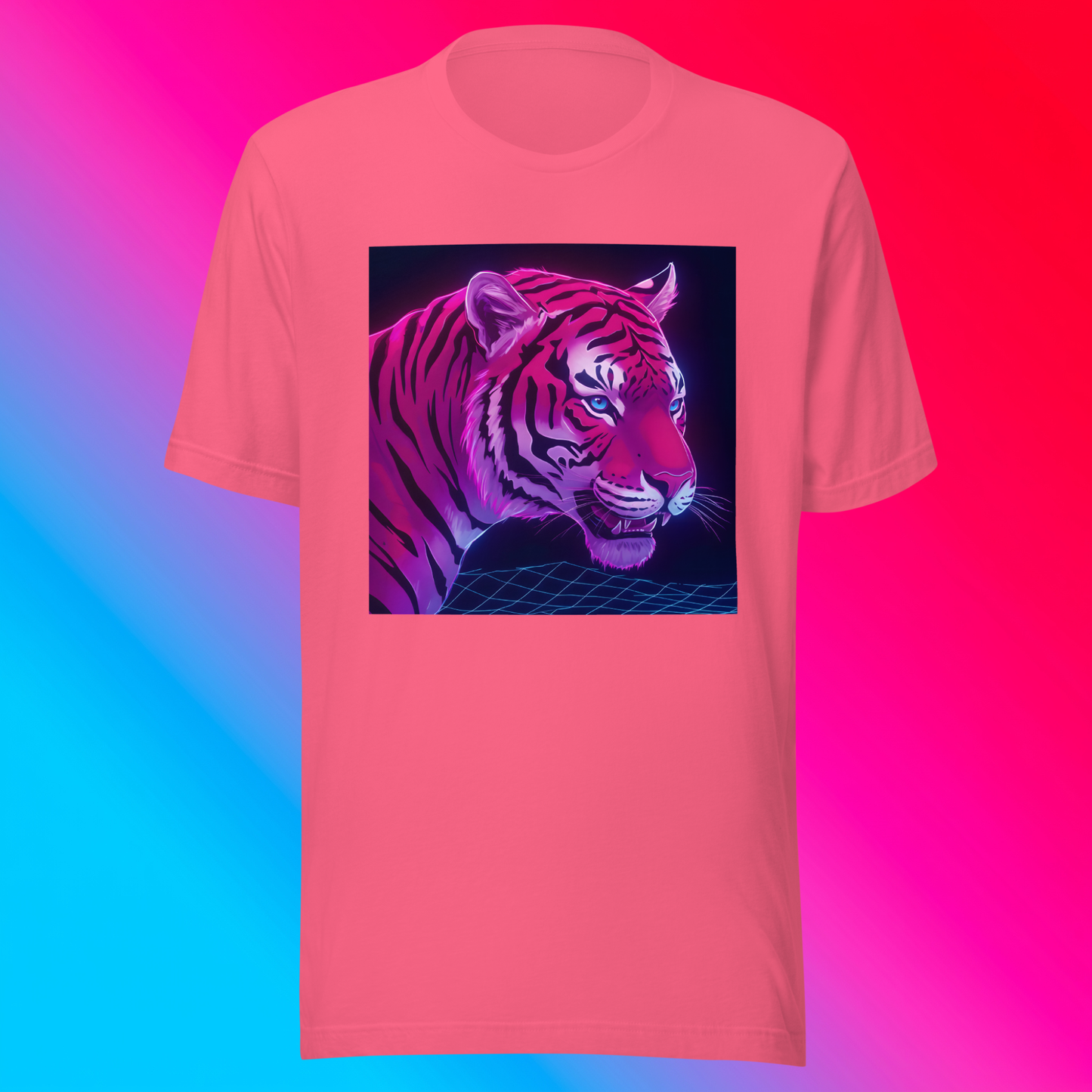 Synthwave Tiger Unisex T-Shirt