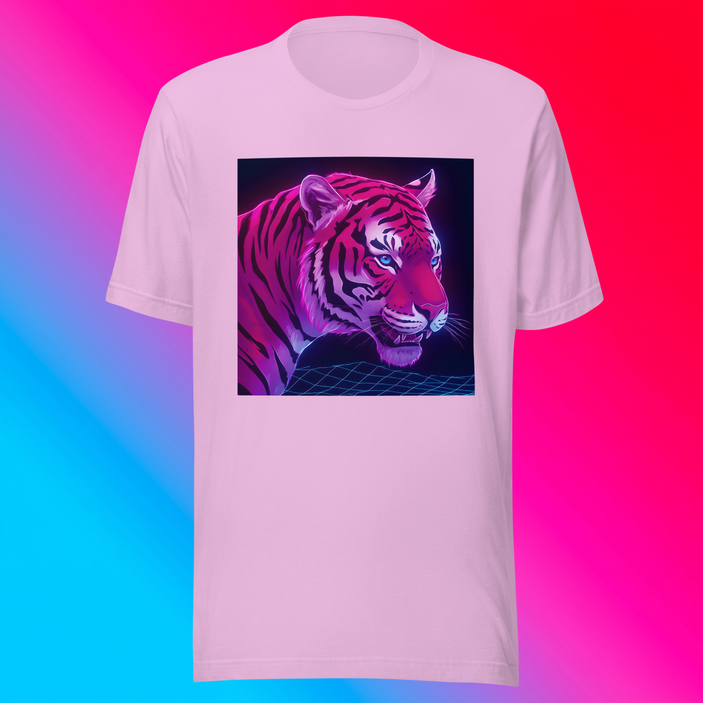 Synthwave Tiger Unisex T-Shirt