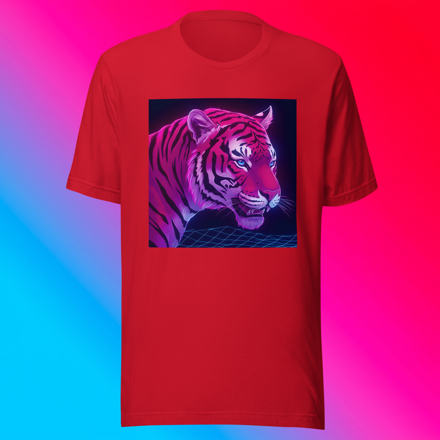 Synthwave Tiger Unisex T-Shirt