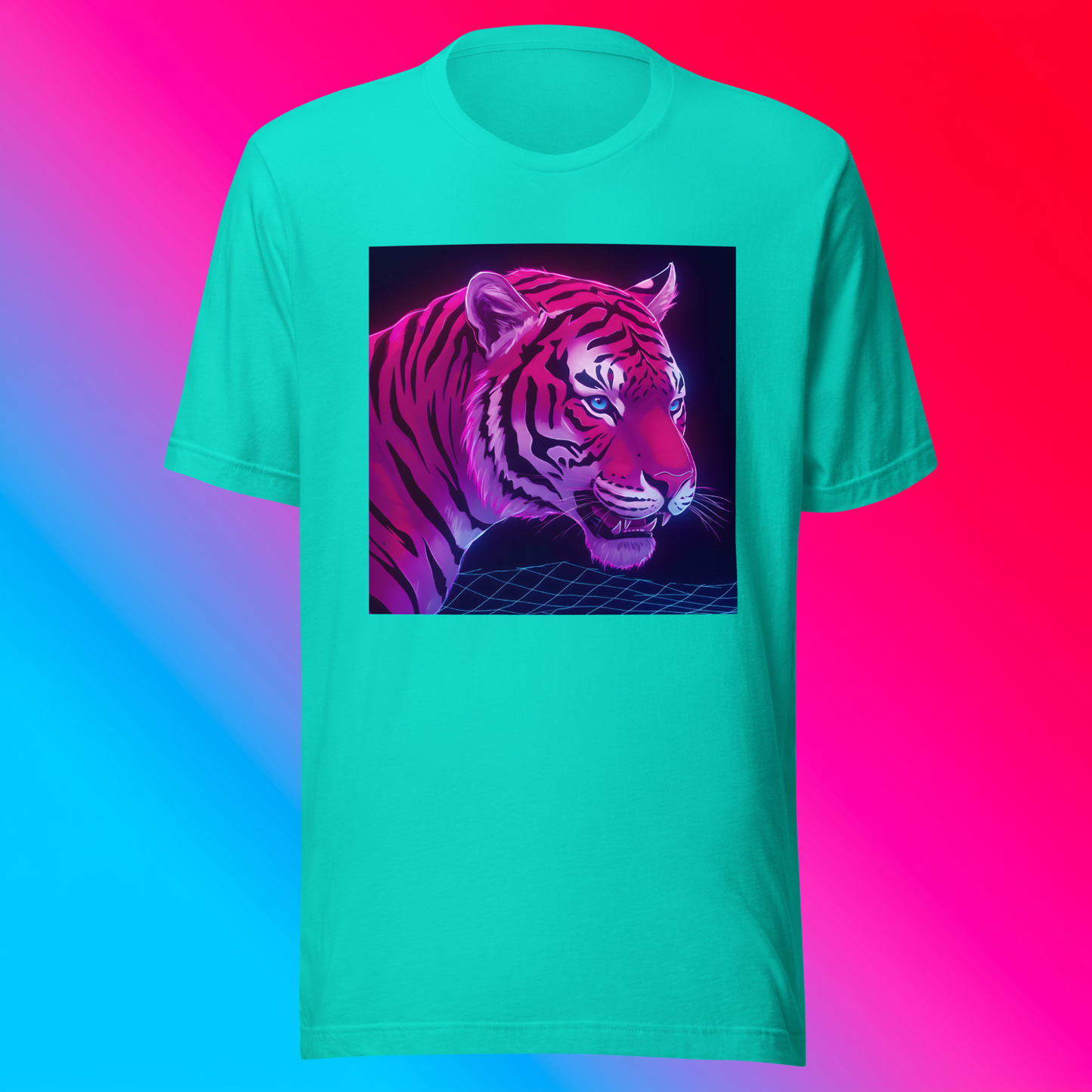 Synthwave Tiger Unisex T-Shirt