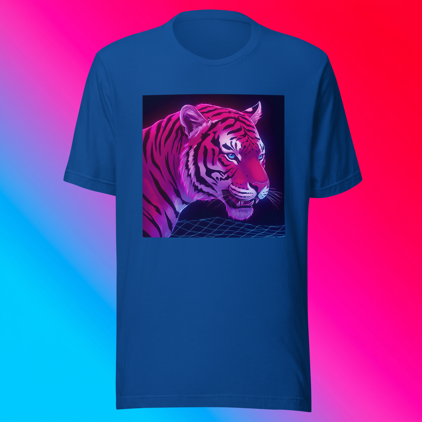 Synthwave Tiger Unisex T-Shirt