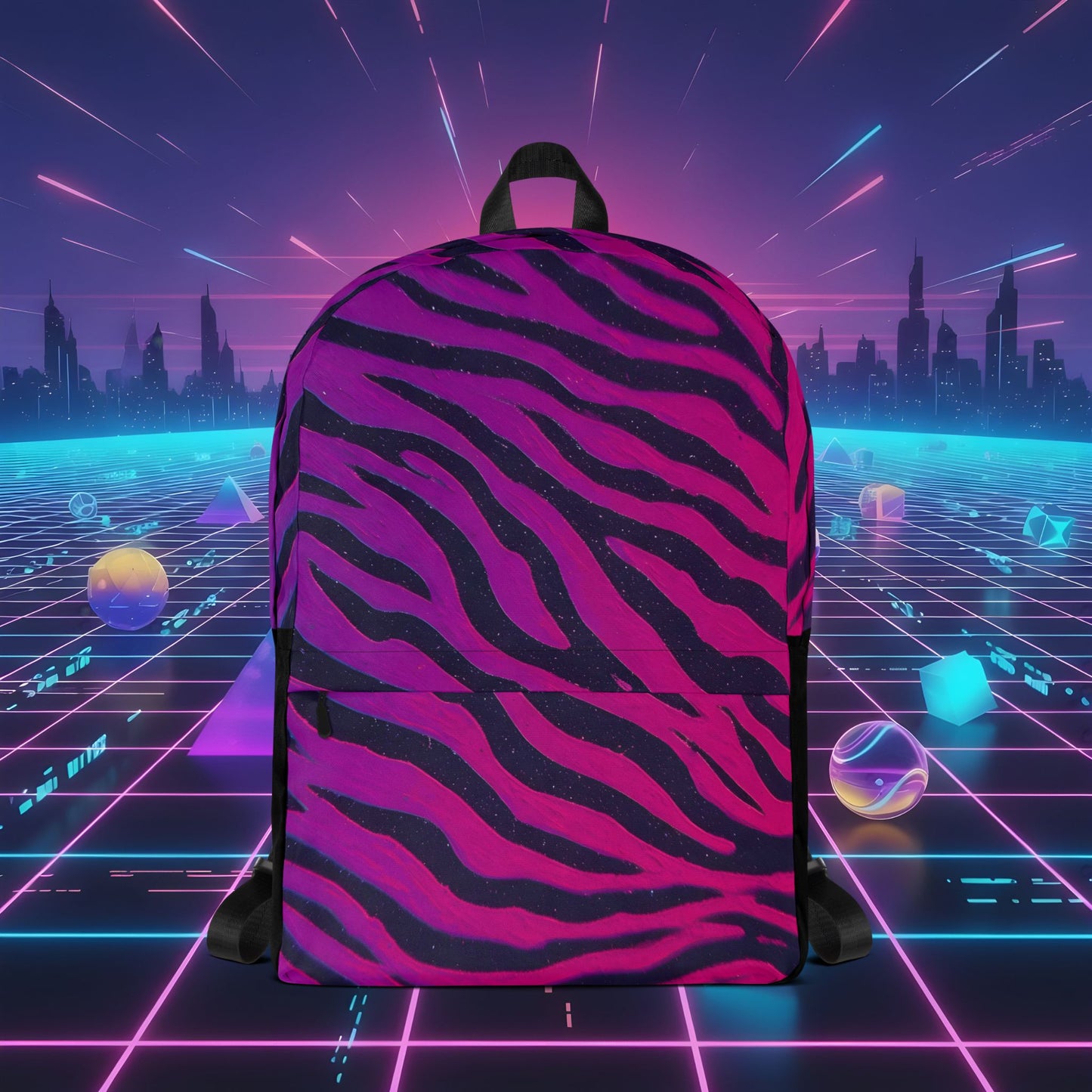 Neon Tiger Stripe Backpack