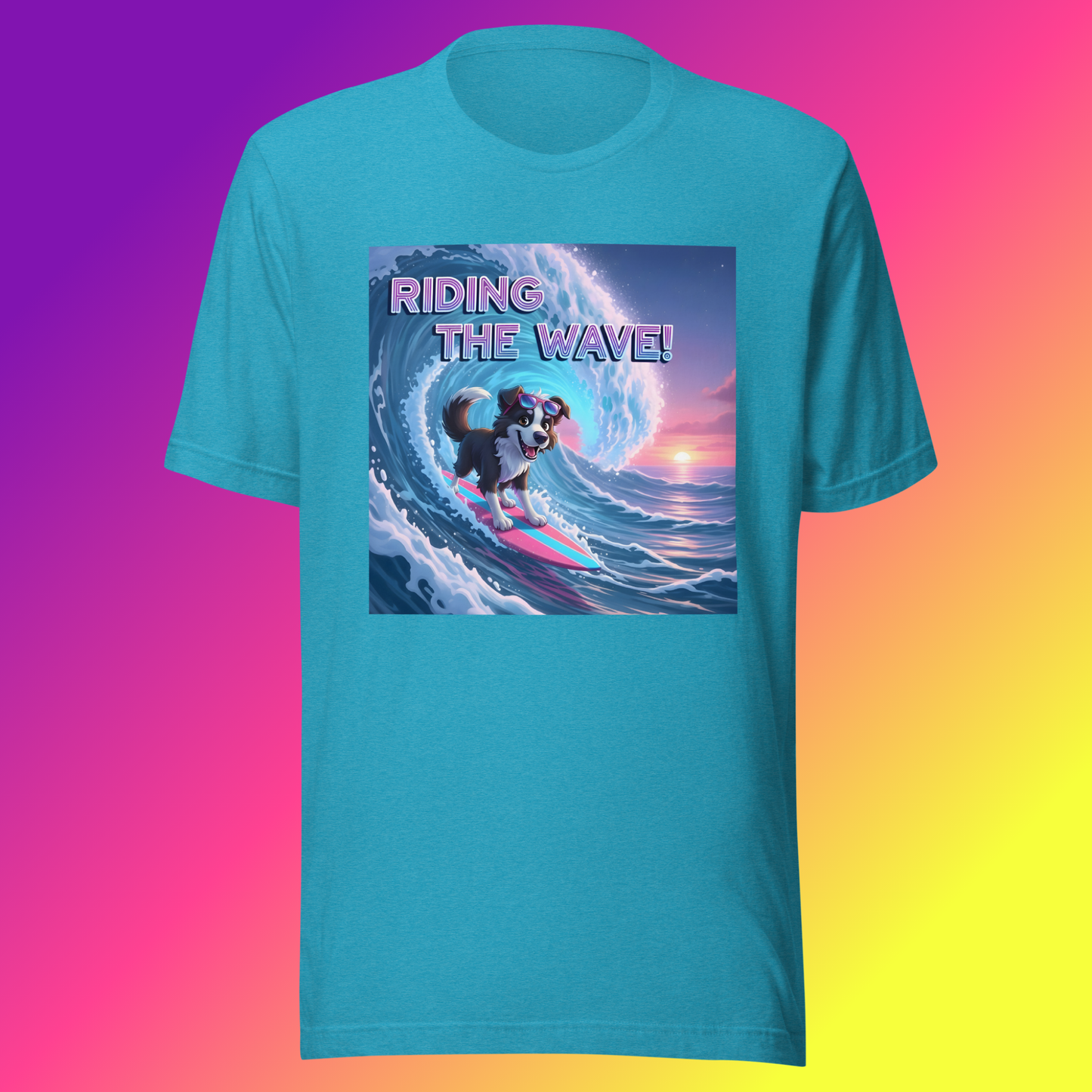 Scout- Wave Rider Collie Unisex T-Shirt