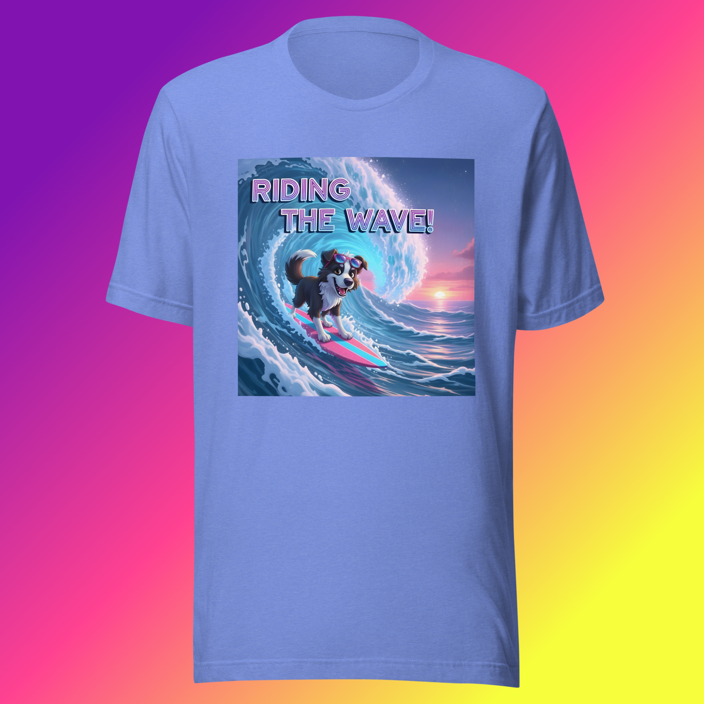 Scout- Wave Rider Collie Unisex T-Shirt