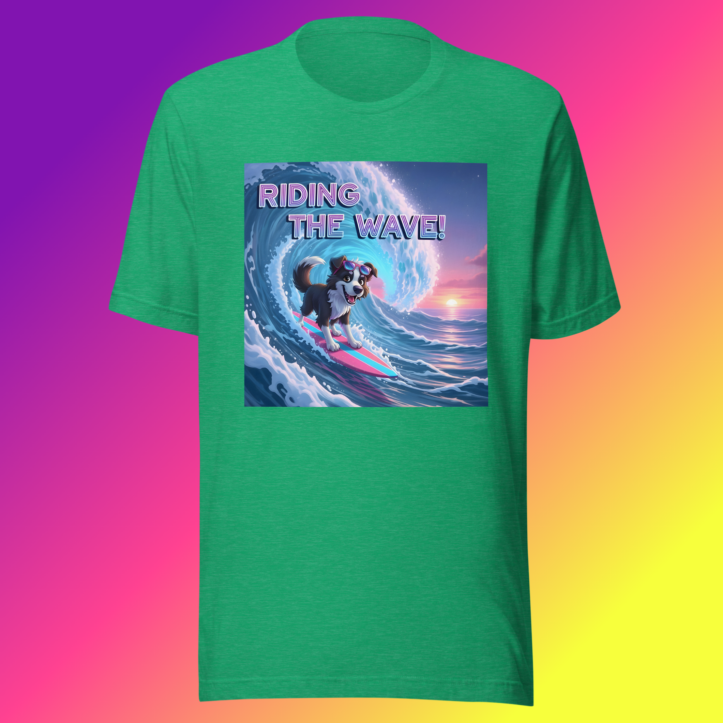 Scout- Wave Rider Collie Unisex T-Shirt