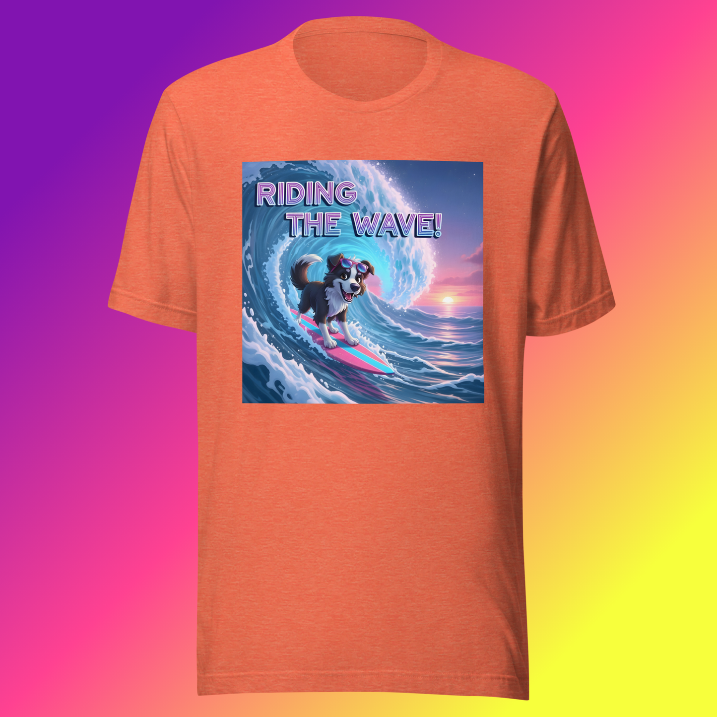 Scout- Wave Rider Collie Unisex T-Shirt