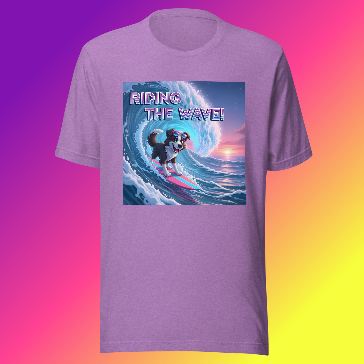 Scout- Wave Rider Collie Unisex T-Shirt