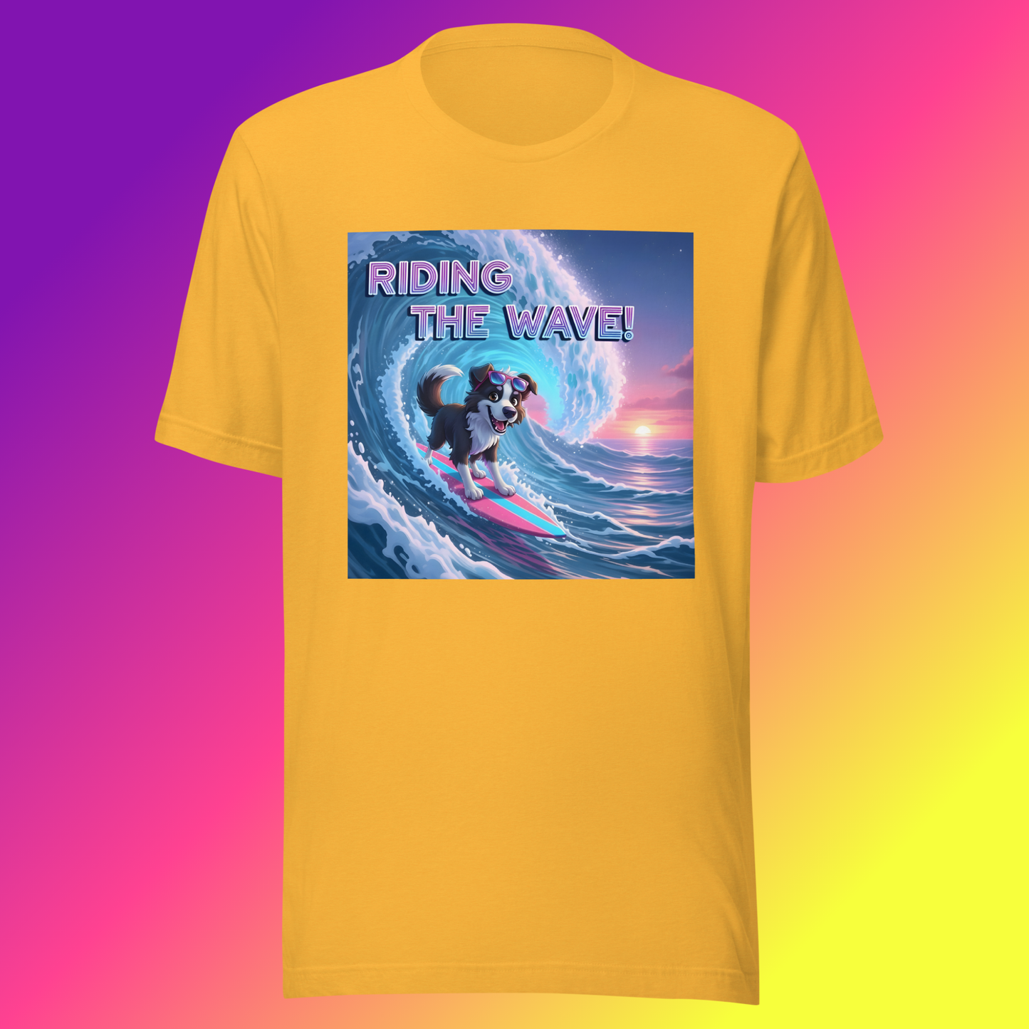 Scout- Wave Rider Collie Unisex T-Shirt