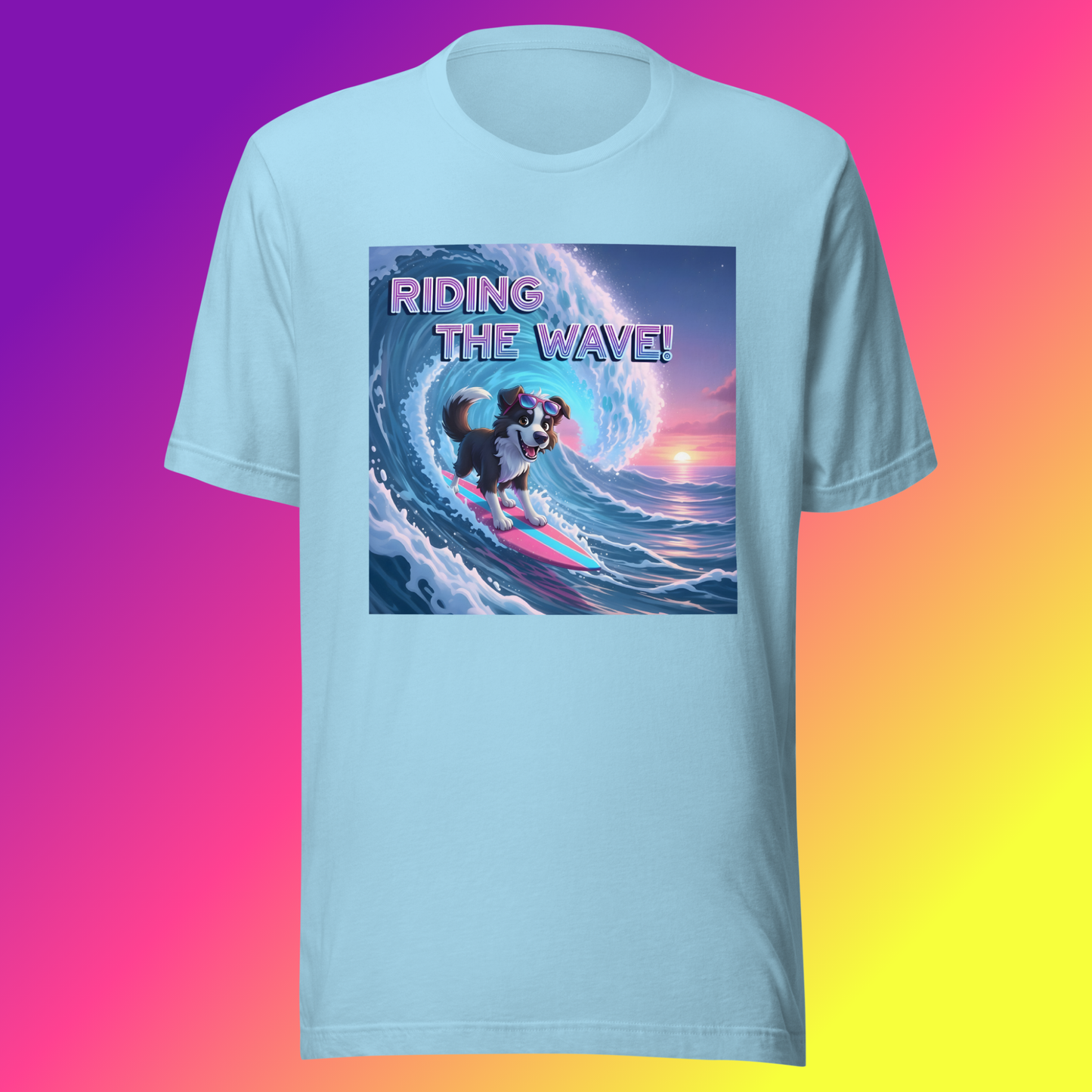 Scout- Wave Rider Collie Unisex T-Shirt