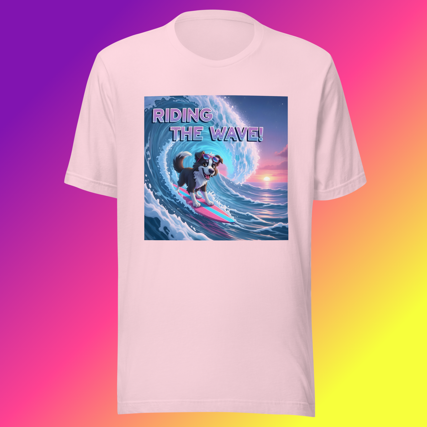 Scout- Wave Rider Collie Unisex T-Shirt