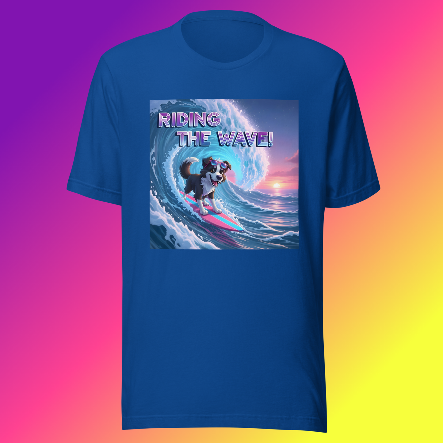 Scout- Wave Rider Collie Unisex T-Shirt