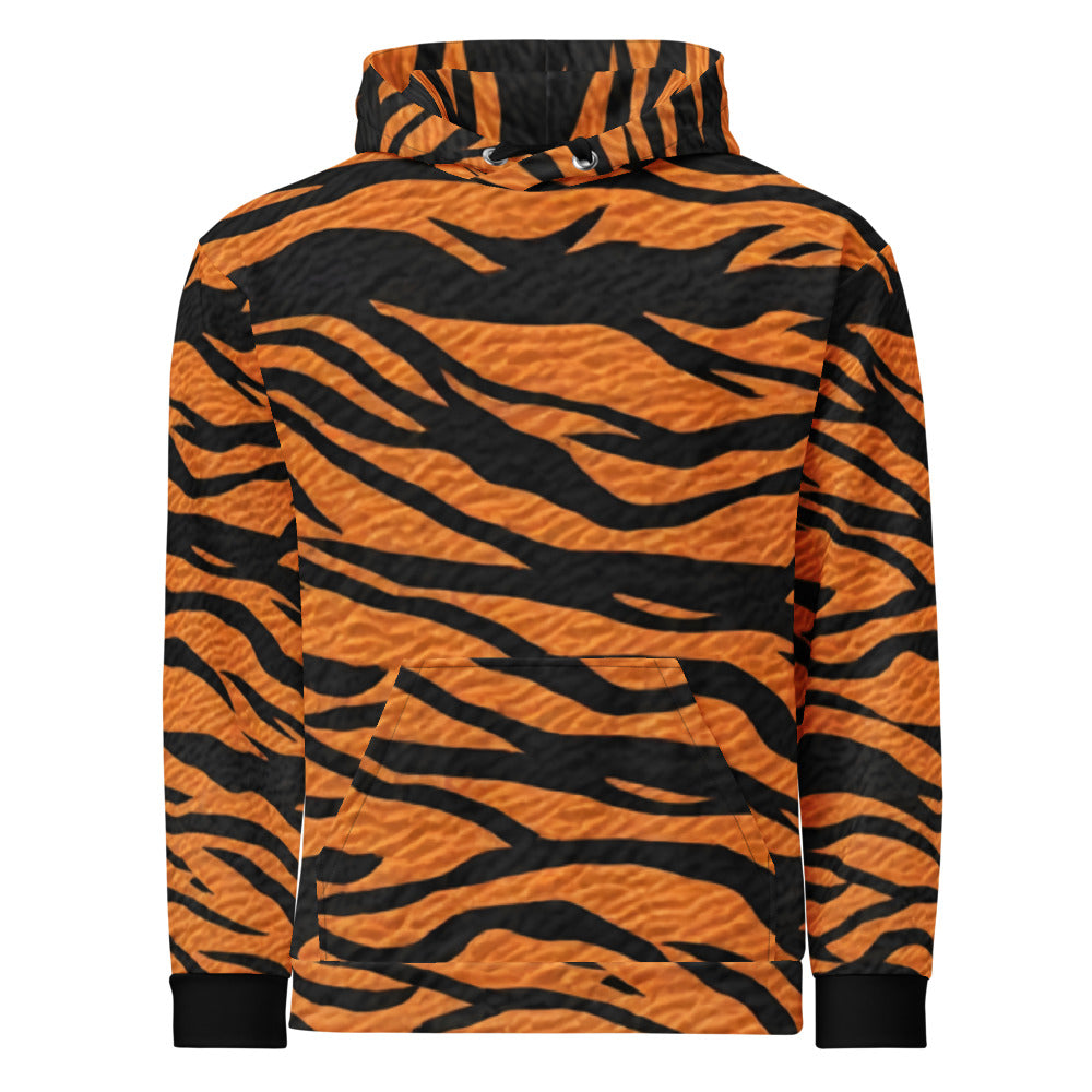 Unleash Your Inner Beast – Tiger Stripe Unisex Hoodie