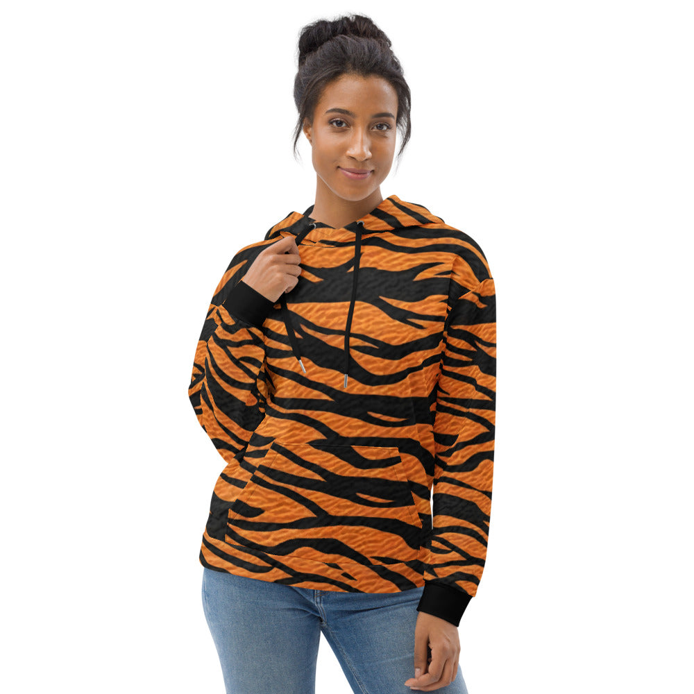 Unleash Your Inner Beast – Tiger Stripe Unisex Hoodie