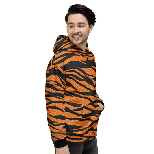 Unleash Your Inner Beast – Tiger Stripe Unisex Hoodie