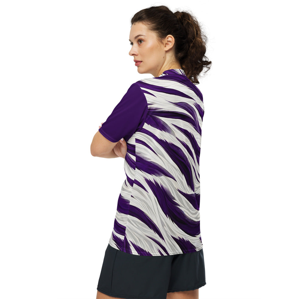 Siberian Prowl – Purple Tiger Unisex Sports Jersey