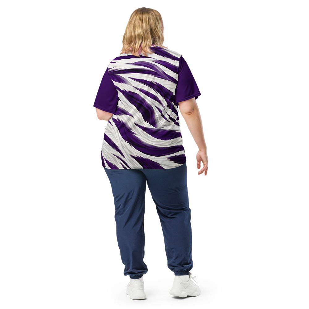 Siberian Prowl – Purple Tiger Unisex Sports Jersey