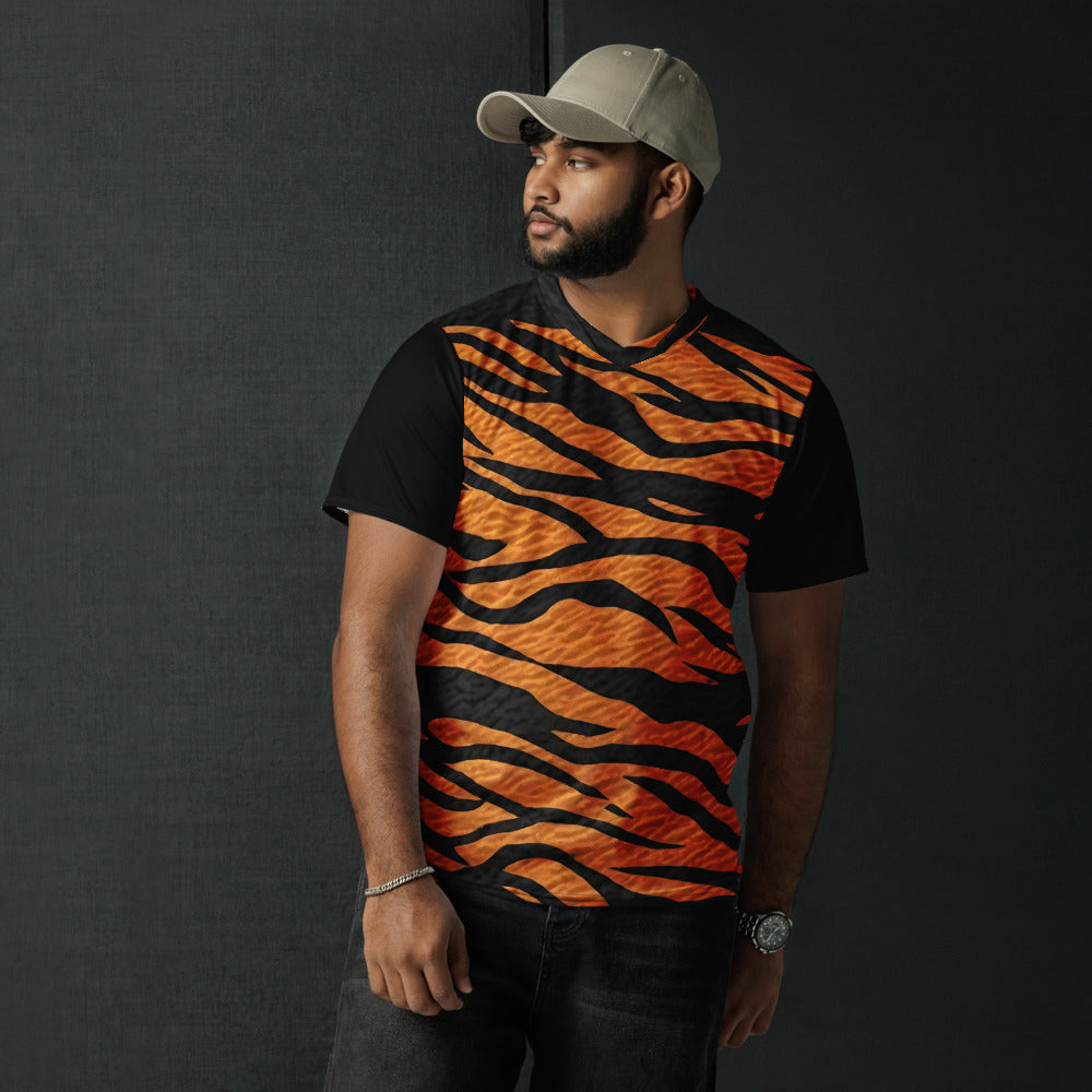 Earn Your Stripes- Tiger Stripe Unisex Sports Jersey