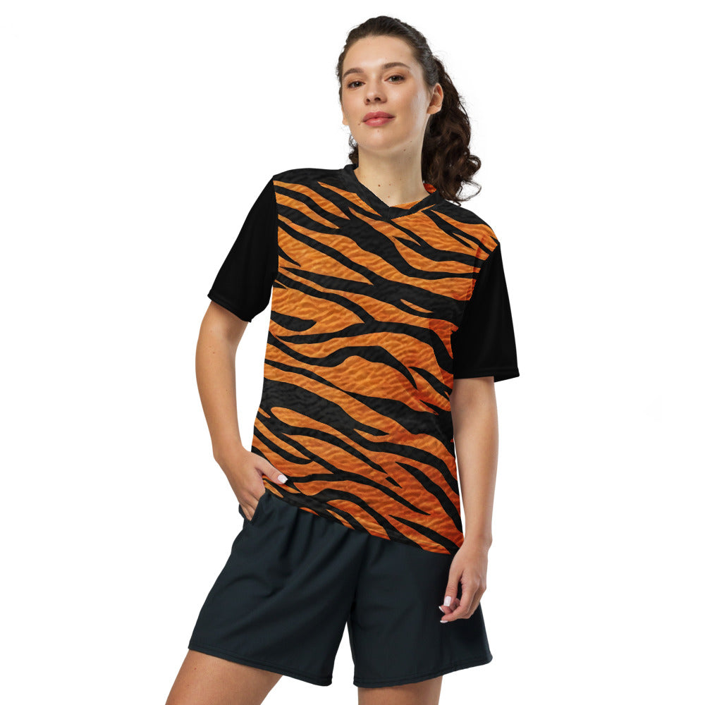 Earn Your Stripes- Tiger Stripe Unisex Sports Jersey