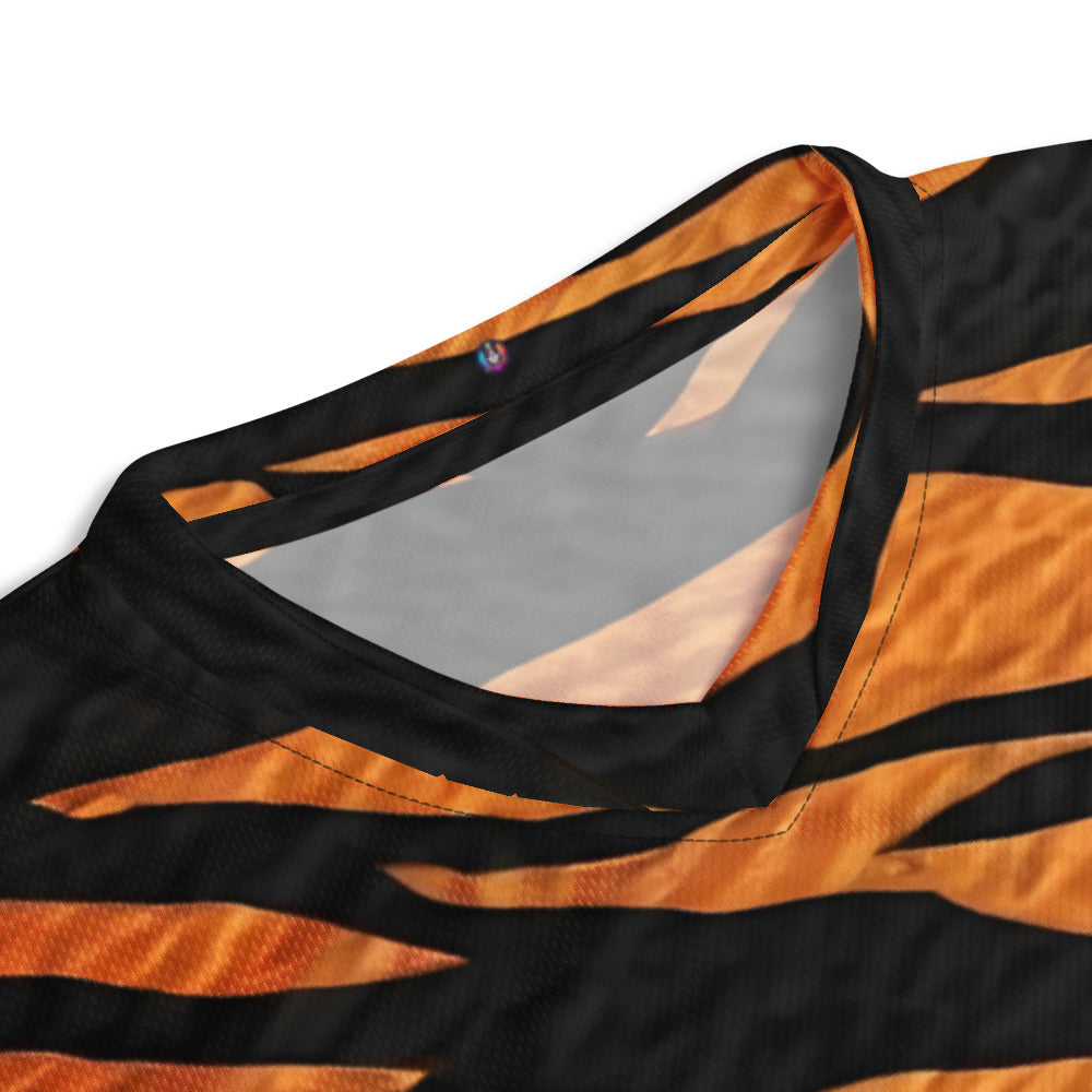 Earn Your Stripes- Tiger Stripe Unisex Sports Jersey