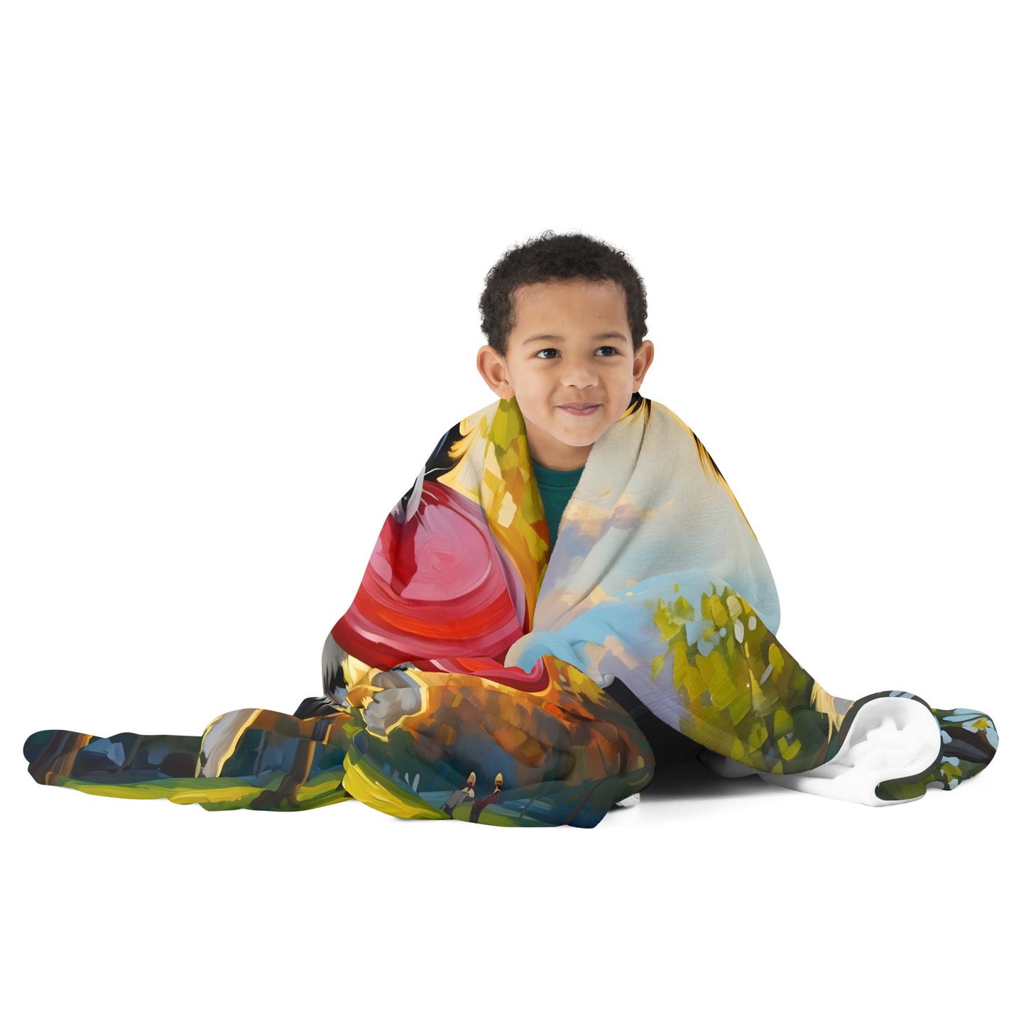 Sunset Scout Throw Blanket