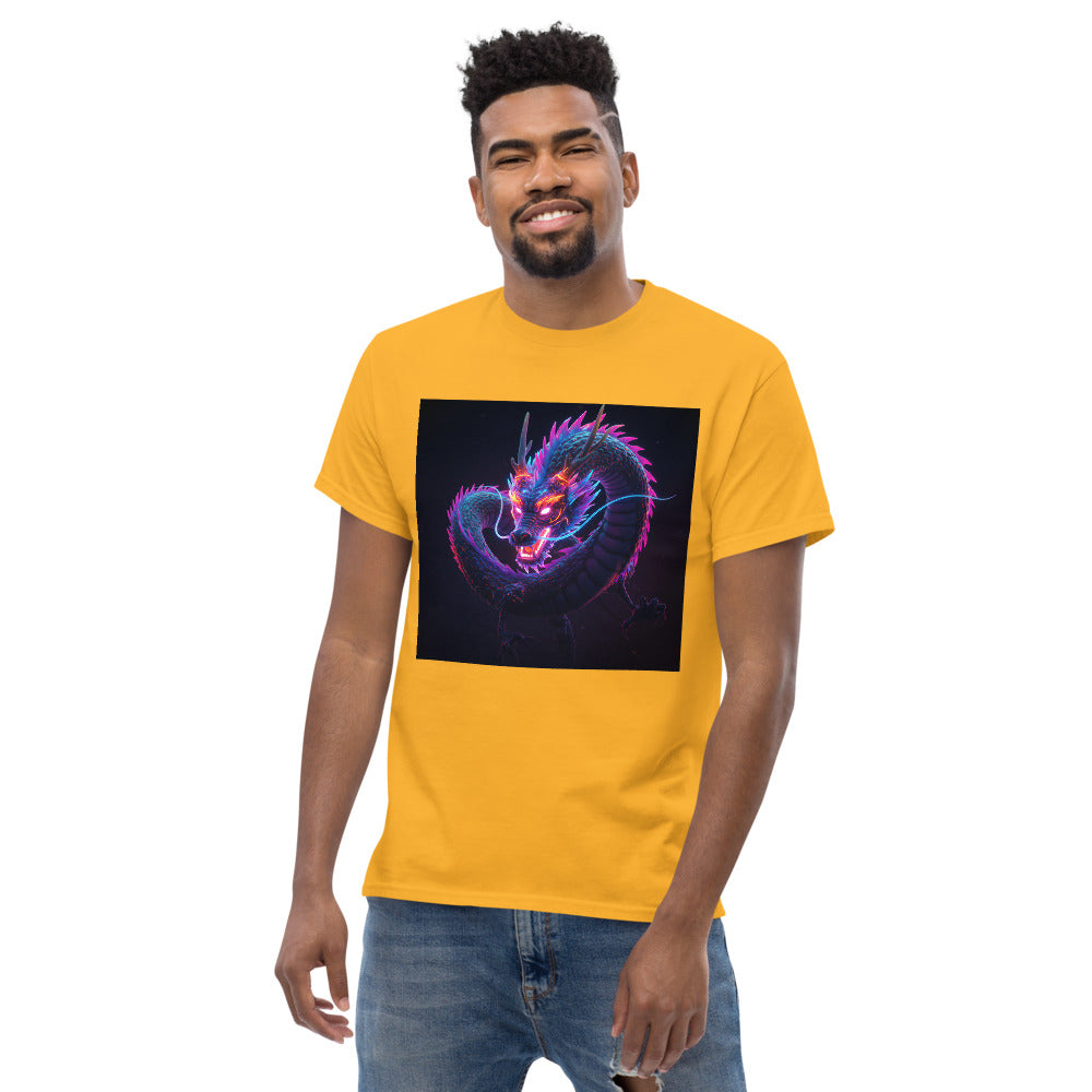 Neon Serpent – Cyberpunk Dragon Unisex T-Shirt