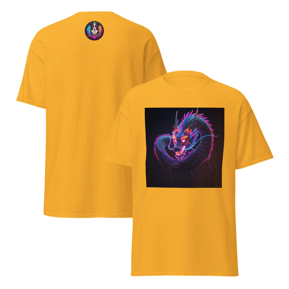 Neon Serpent – Cyberpunk Dragon Unisex T-Shirt