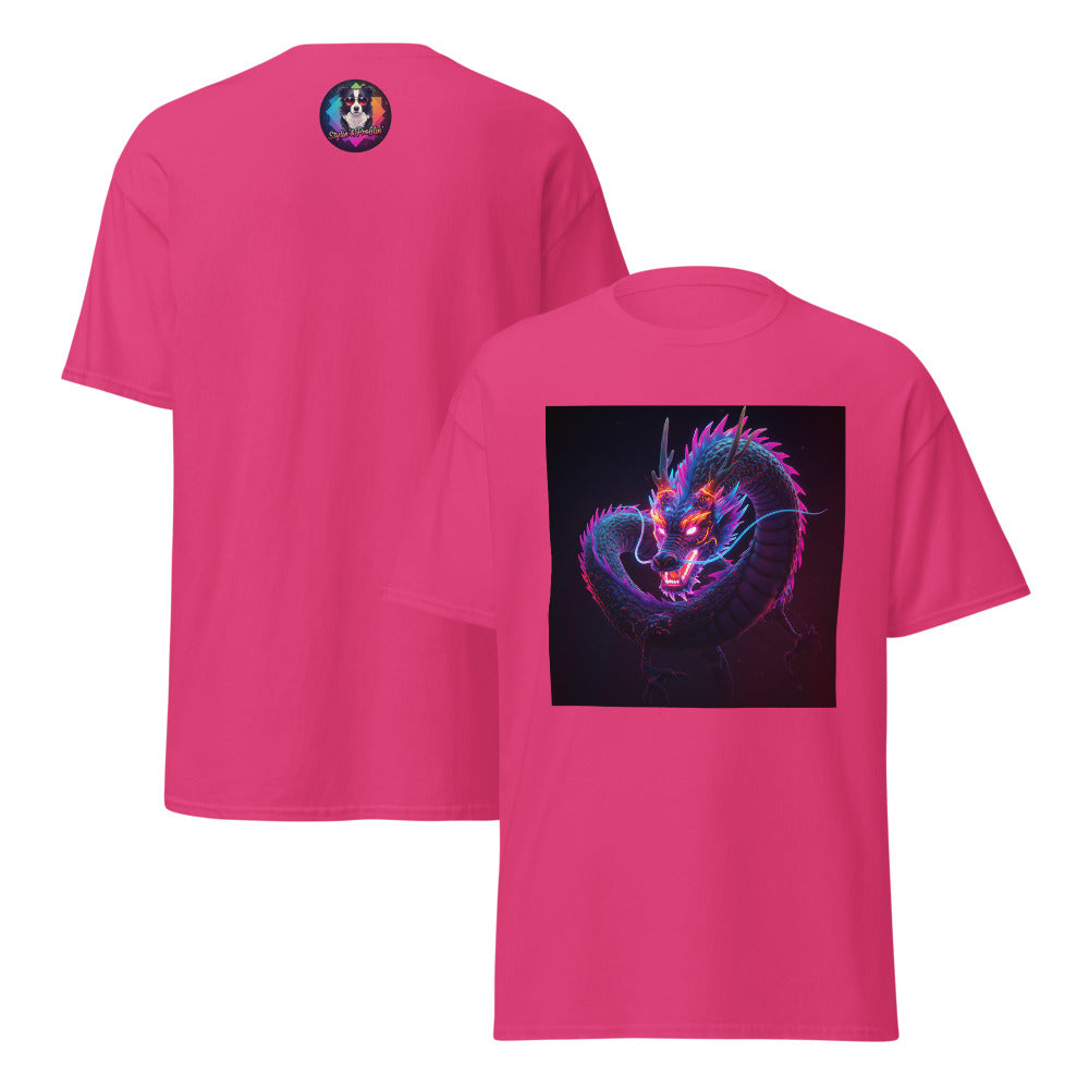 Neon Serpent – Cyberpunk Dragon Unisex T-Shirt