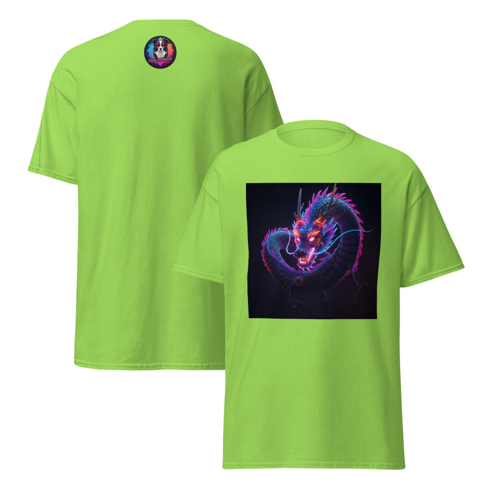 Neon Serpent – Cyberpunk Dragon Unisex T-Shirt
