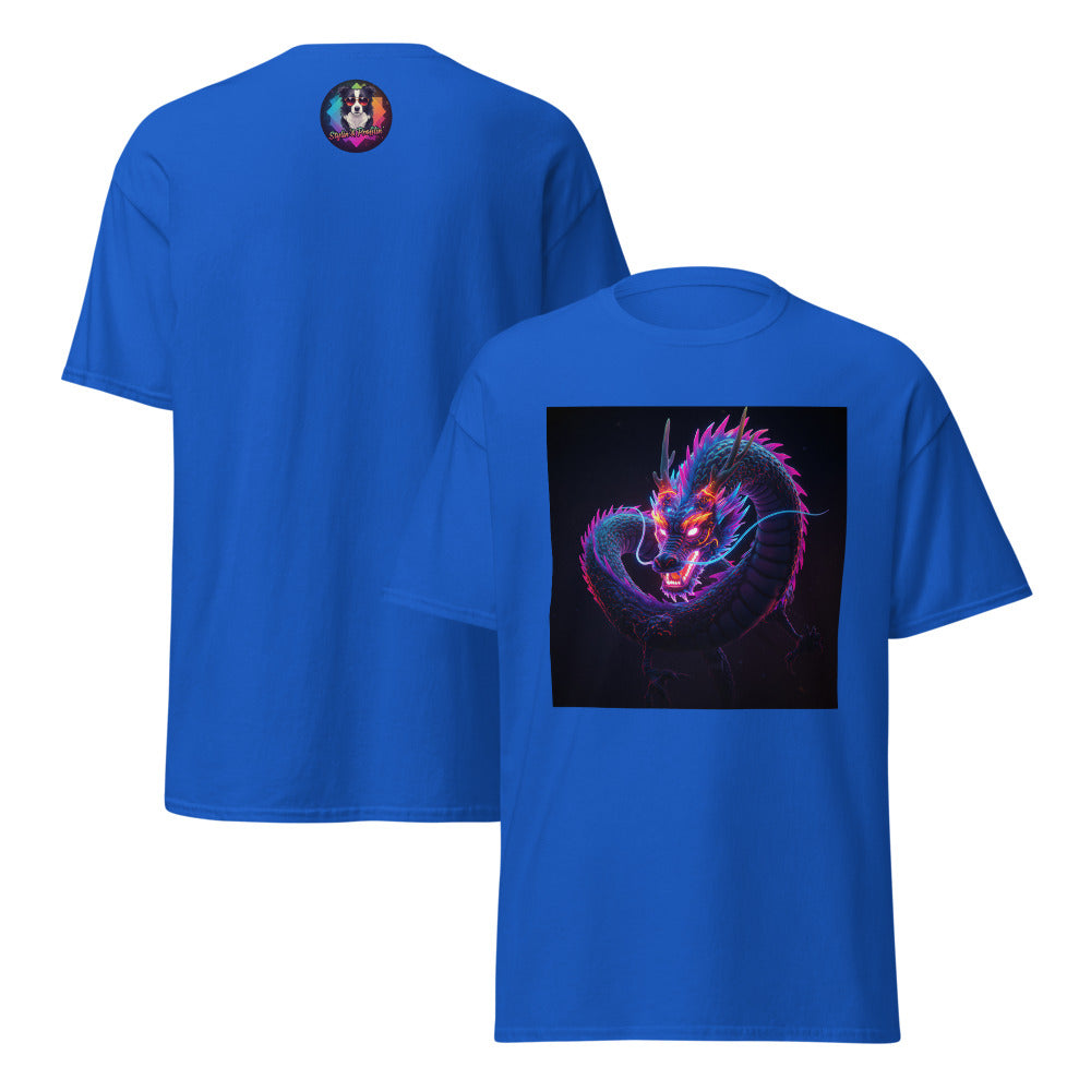 Neon Serpent – Cyberpunk Dragon Unisex T-Shirt
