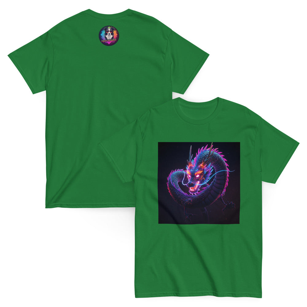 Neon Serpent – Cyberpunk Dragon Unisex T-Shirt